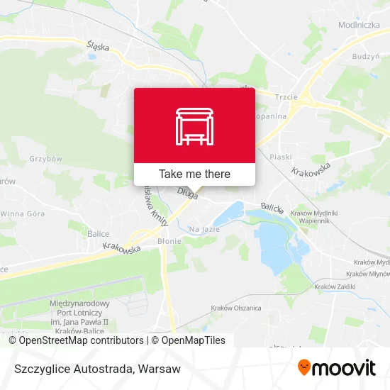 Карта Szczyglice Autostrada