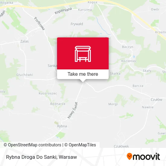 Карта Rybna Droga Do Sanki
