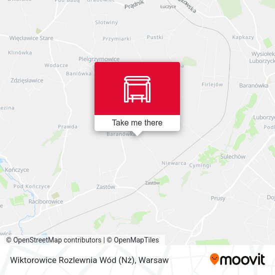 Wiktorowice Rozlewnia Wód (Nż) map