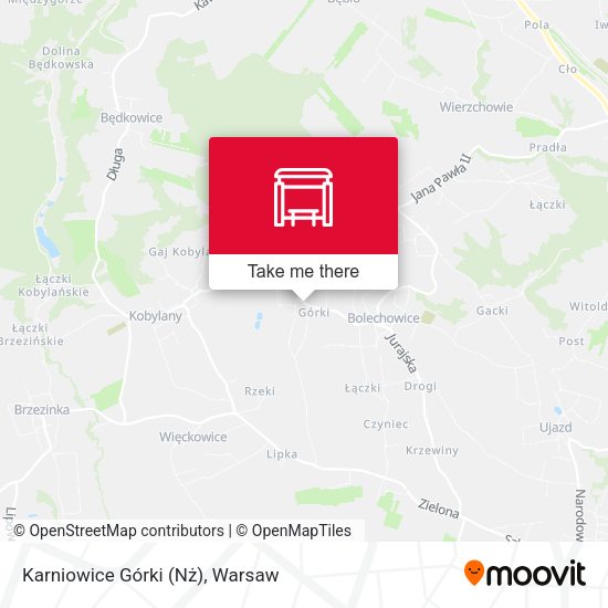 Karniowice Górki (Nż) map