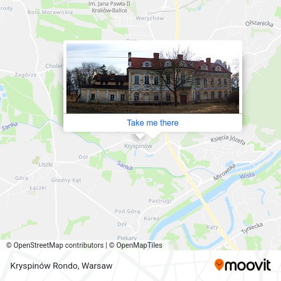 Kryspinów Rondo map