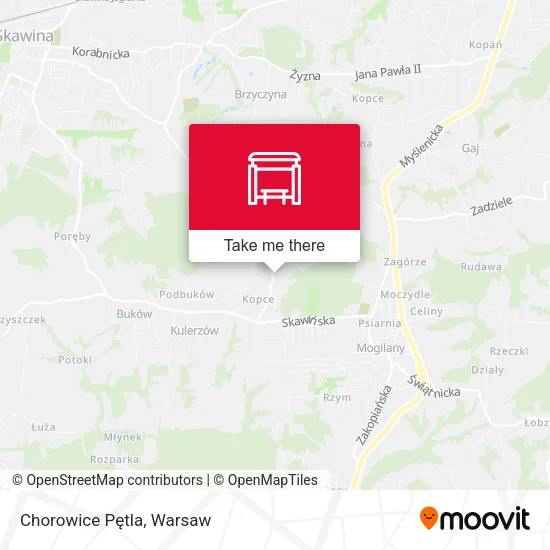 Chorowice Pętla map