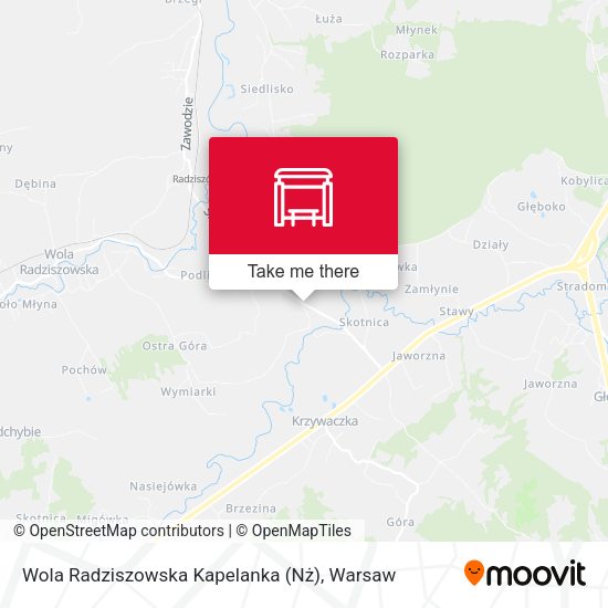 Wola Radziszowska Kapelanka (Nż) map