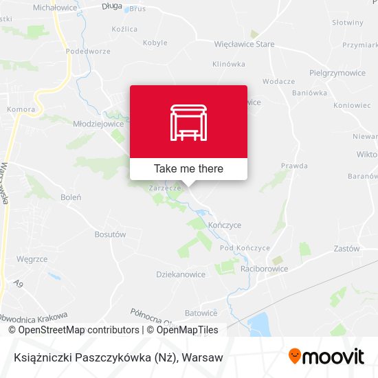 Książniczki Paszczykówka (Nż) map