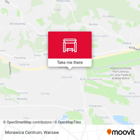 Morawica Centrum map