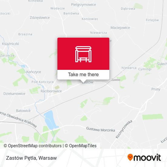 Zastów Pętla map