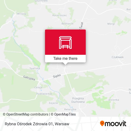 Rybna Ośrodek Zdrowia map