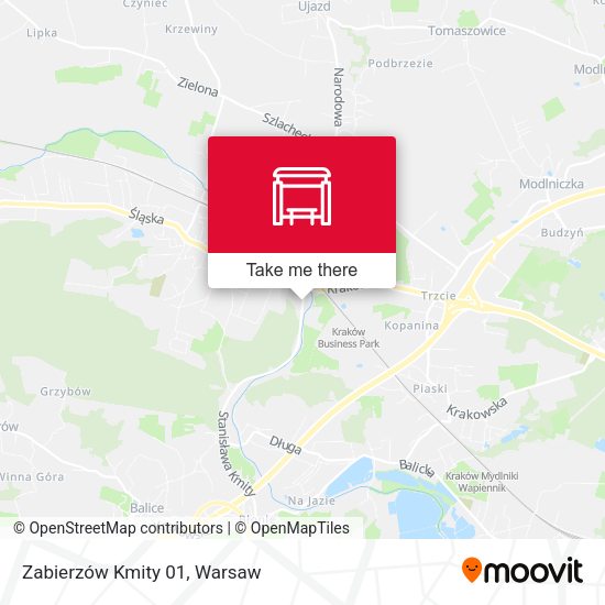 Zabierzów Kmity 01 map