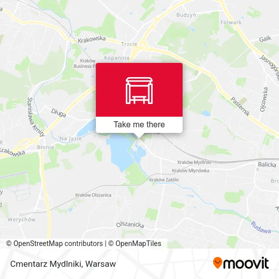 Карта Cmentarz Mydlniki