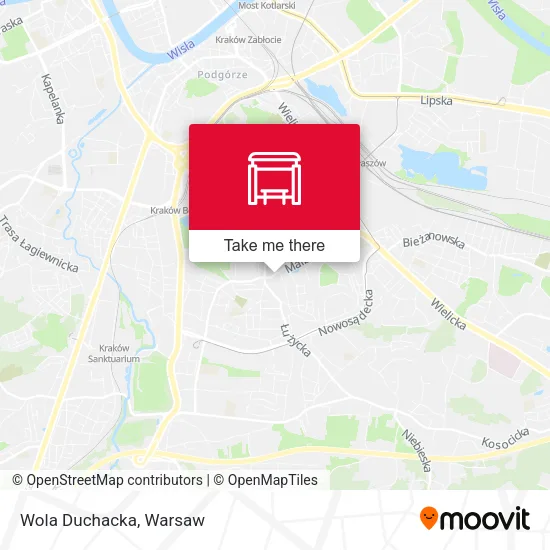 Карта Wola Duchacka