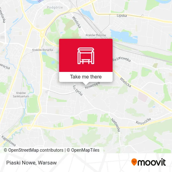 Карта Piaski Nowe