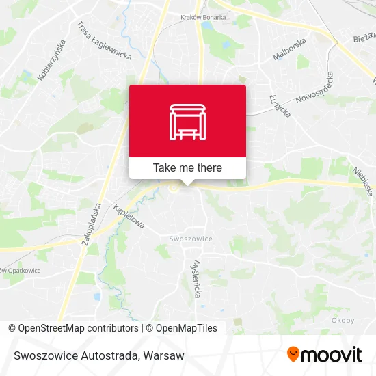 Карта Swoszowice Autostrada