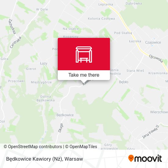 Będkowice Kawiory (Nż) map