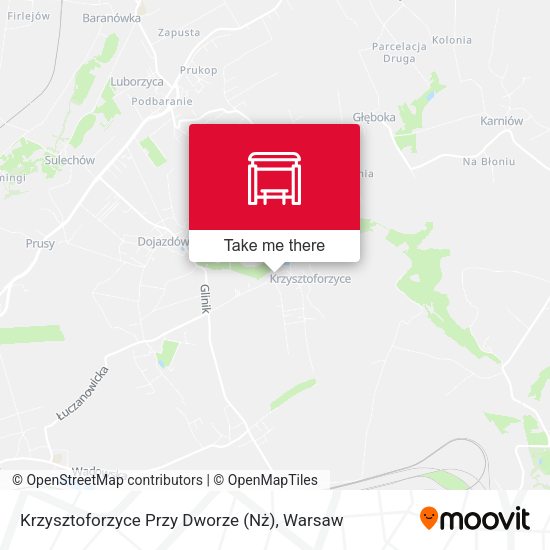 Карта Krzysztoforzyce Przy Dworze (Nż)