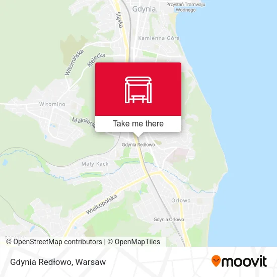 Карта Gdynia Redłowo