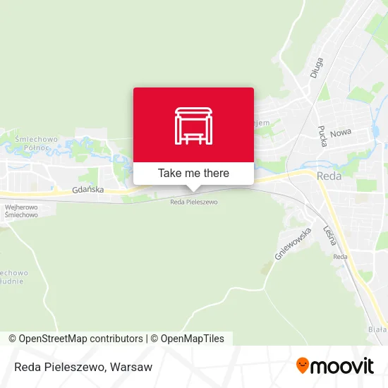 Карта Reda Pieleszewo