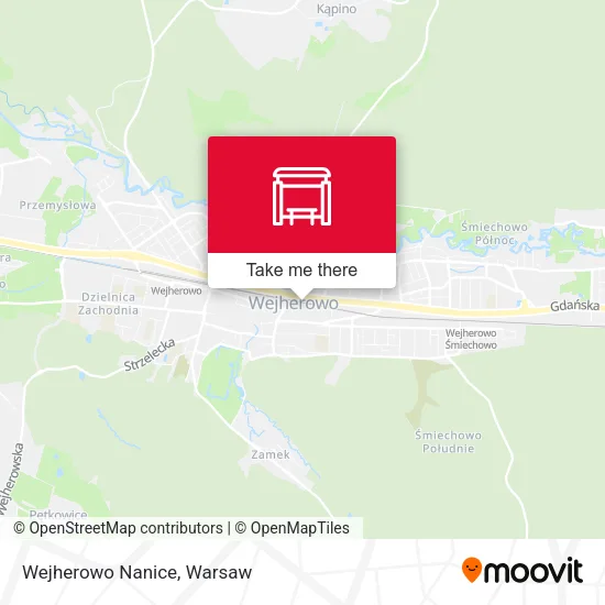 Карта Wejherowo Nanice