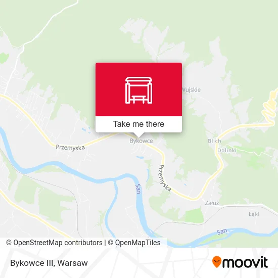 Карта Bykowce III