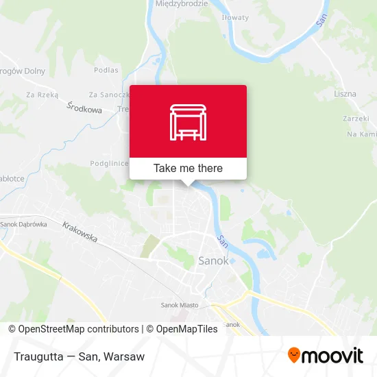 Карта Traugutta — San