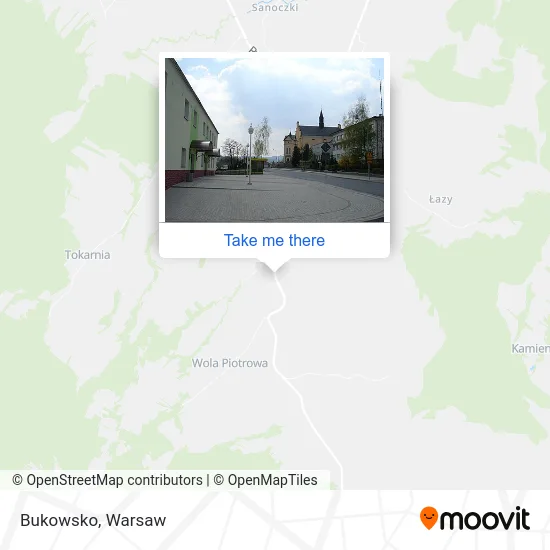 Карта Bukowsko
