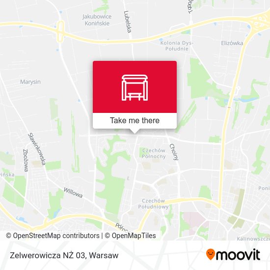 Zelwerowicza NŻ 03 map