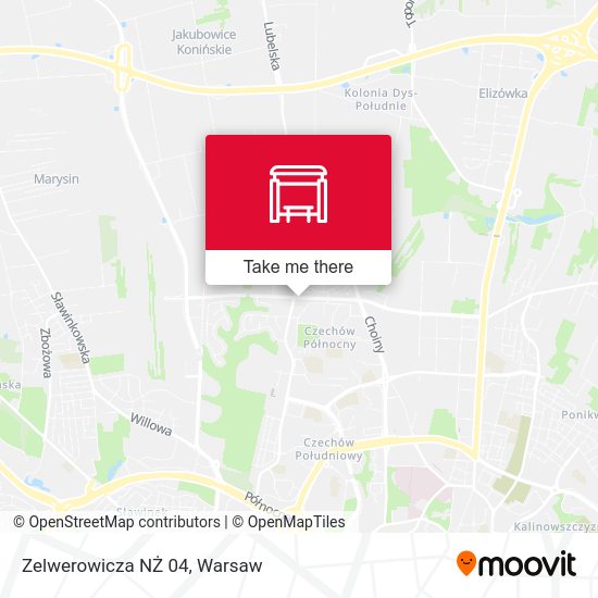 Zelwerowicza NŻ 04 map