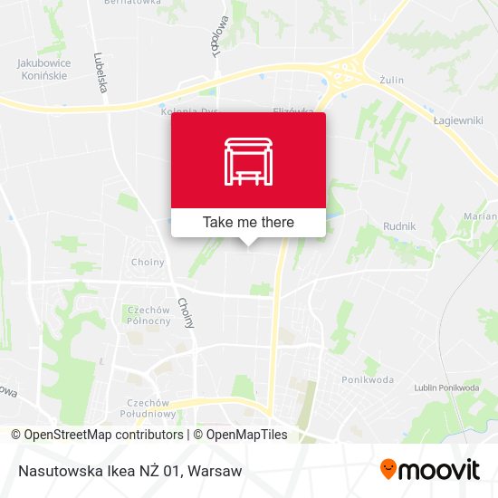 Nasutowska Ikea NŻ 01 map