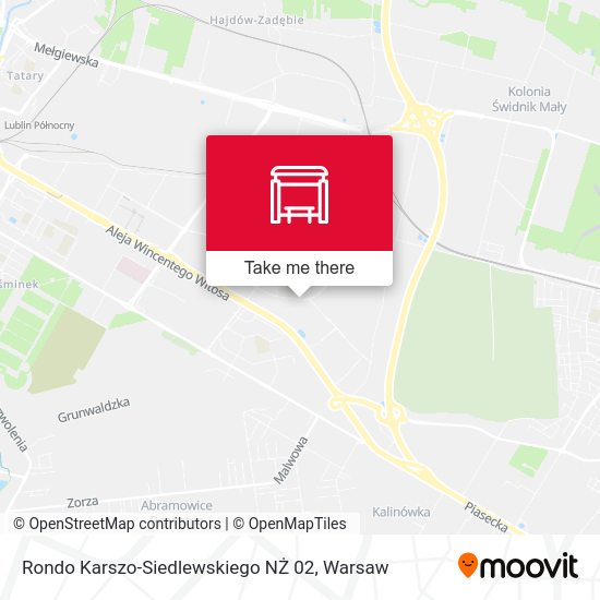 Rondo Karszo-Siedlewskiego NŻ 02 map