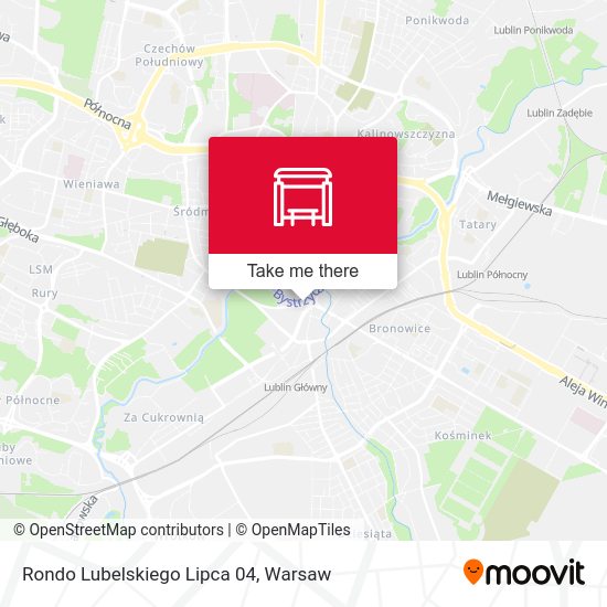 Rondo Lubelskiego Lipca 04 map