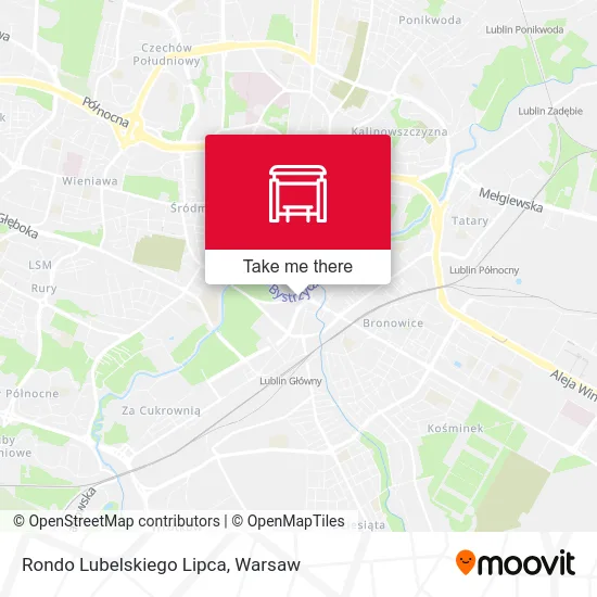 Rondo Lubelskiego Lipca map