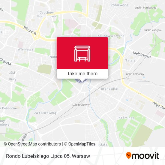 Rondo Lubelskiego Lipca 05 map