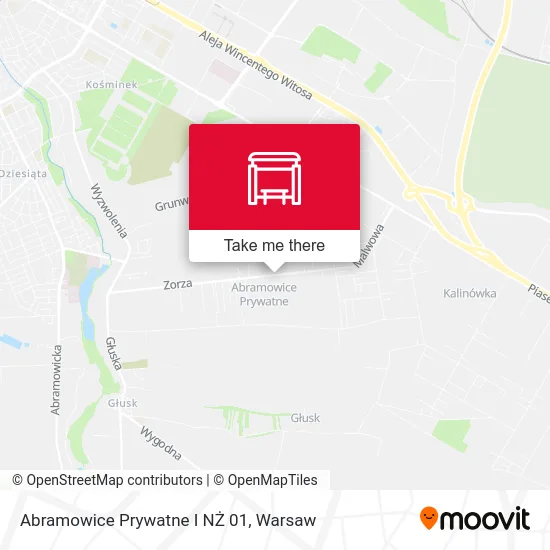 Abramowice Prywatne I NŻ 01 map