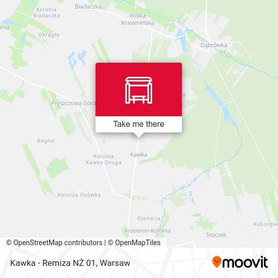 Kawka - Remiza NŻ 01 map