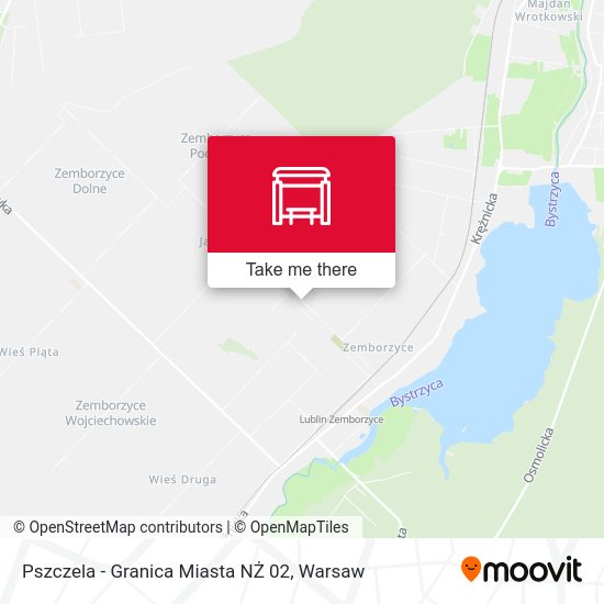 Pszczela - Granica Miasta NŻ 02 map