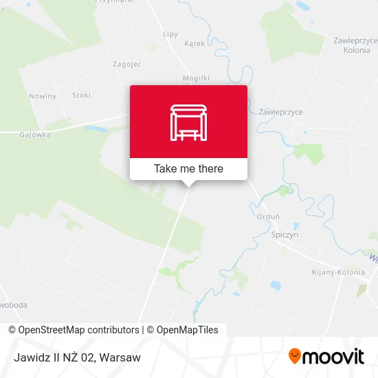 Карта Jawidz II NŻ 02