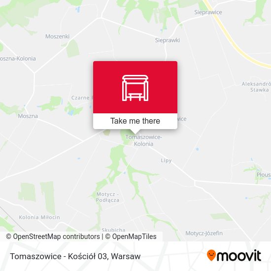 Tomaszowice - Kościół 03 map