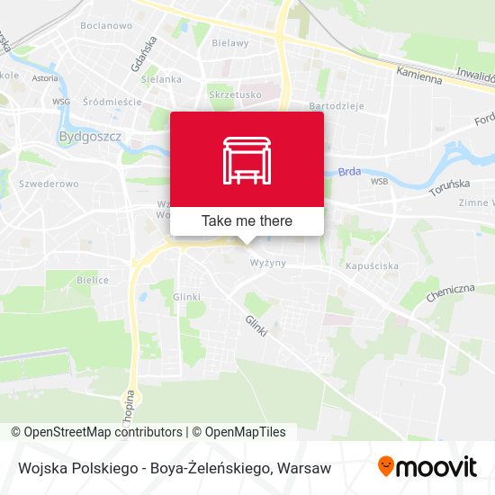 Wojska Polskiego - Boya-Żeleńskiego map