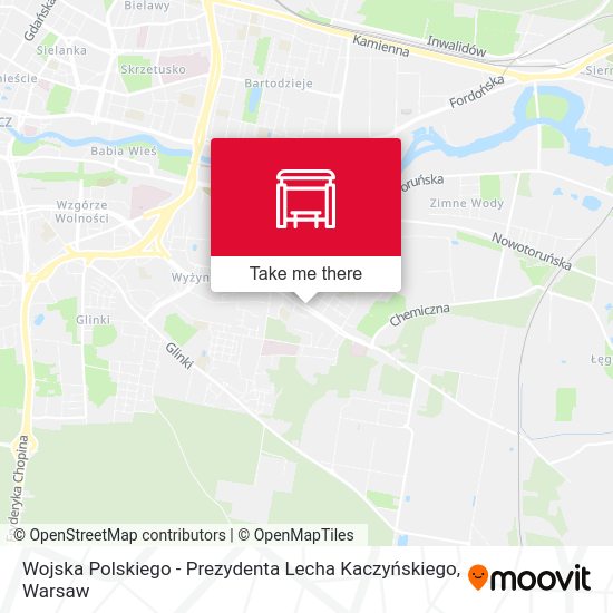 Wojska Polskiego - Prezydenta Lecha Kaczyńskiego map