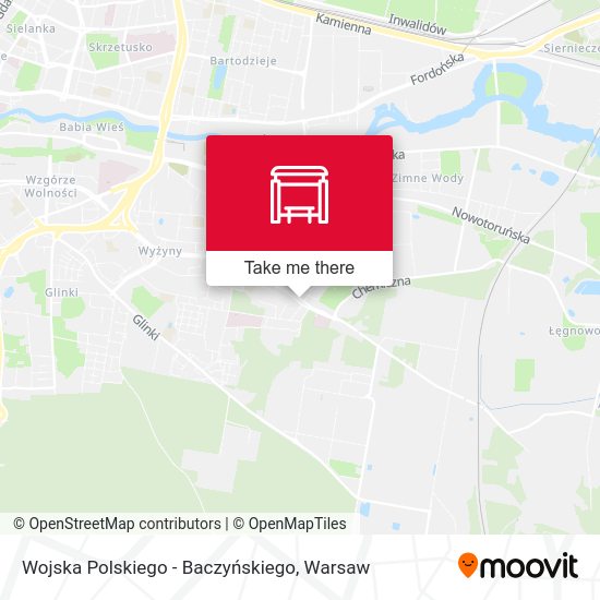 Wojska Polskiego - Baczyńskiego map