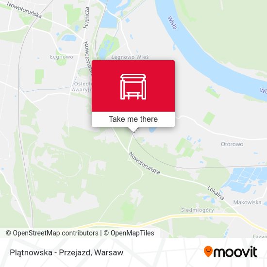 Plątnowska - Przejazd map