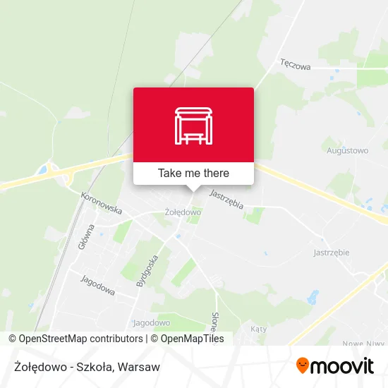 Карта Żołędowo - Szkoła