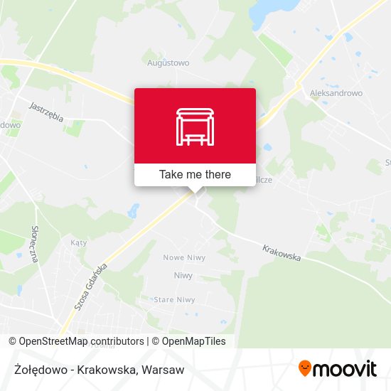 Żołędowo - Krakowska map