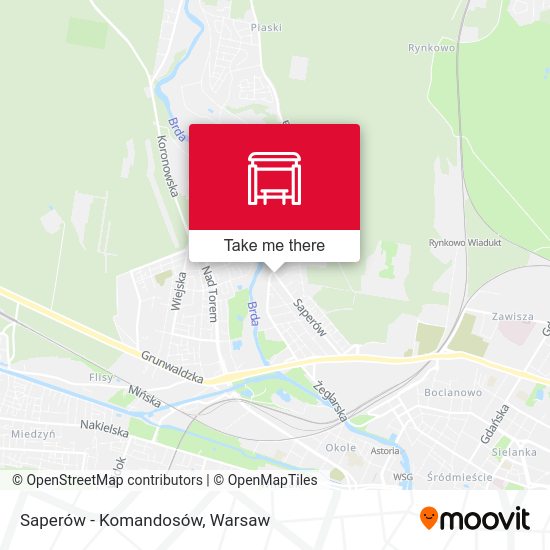 Saperów - Komandosów map