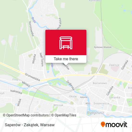 Saperów - Zakątek map