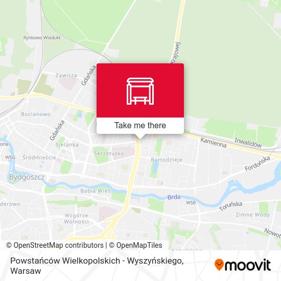 Powstańców Wielkopolskich - Wyszyńskiego map