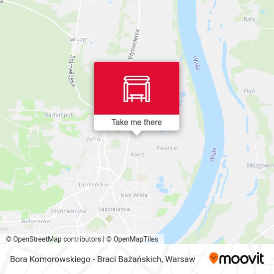 Bora Komorowskiego - Braci Bażańskich map