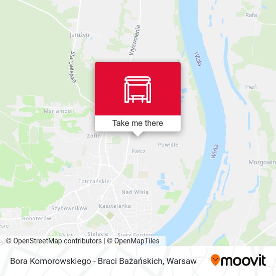 Bora Komorowskiego - Braci Bażańskich map