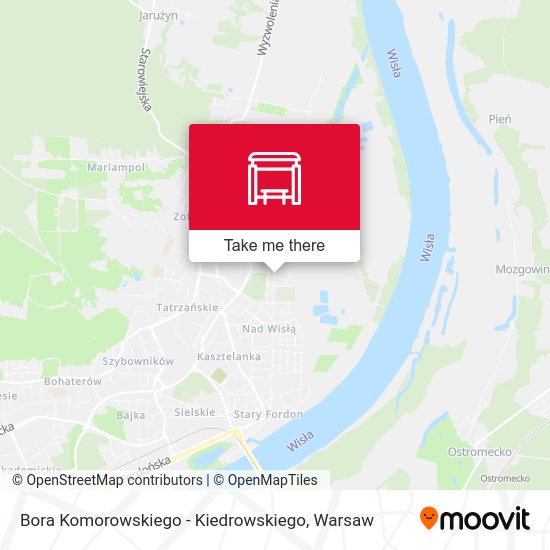 Bora Komorowskiego - Kiedrowskiego map