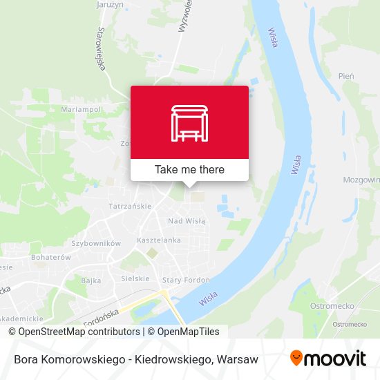 Bora Komorowskiego - Kiedrowskiego map