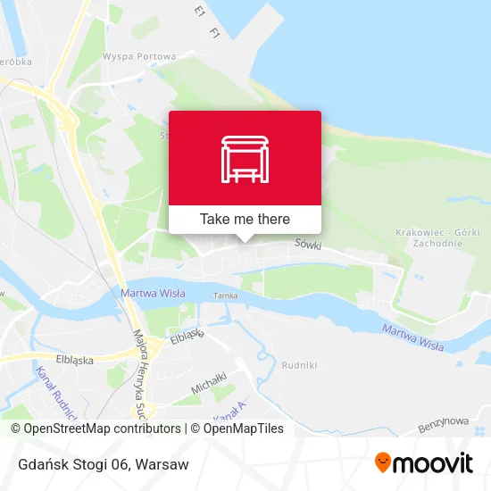 Карта Gdańsk Stogi 06